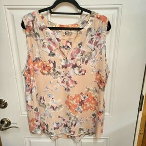 Lila Rose Sleeveless Blouse Plus Size Sleeveless Size‎ 2x
